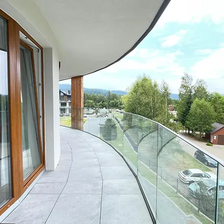 Laguna Beskidow Luxury Lake View Apartment 6 Guests Large Terrace