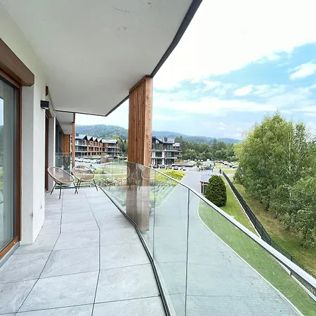 Apartment Superior Laguna Beskidow Rotunda! Terrace 20m! Sauna&gym!