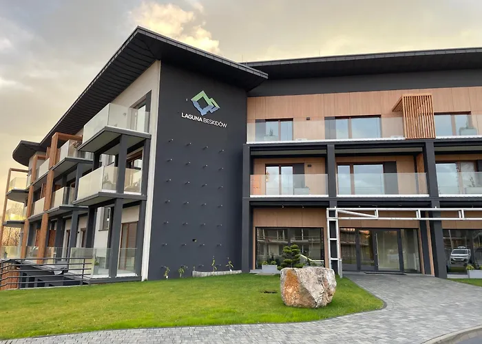 Laguna Beskidow Luxury Lake View Apartment 6 Guests Large Terrace