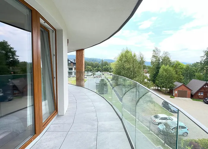 Laguna Beskidow Luxury Lake View Apartment 6 Guests Large Terrace