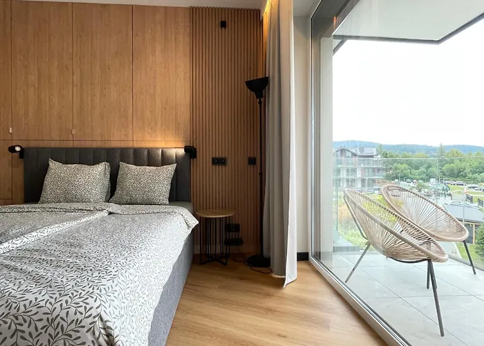 Laguna Beskidow Luxury Lake View Apartment 6 Guests Large Terrace * Zarzecze (Silesia)