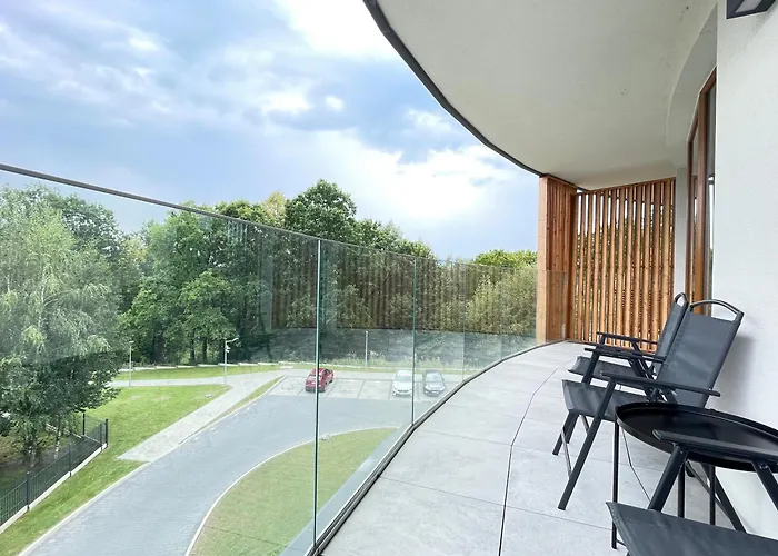 Laguna Beskidow Luxury Lake View Apartment 6 Guests Large Terrace Appartement