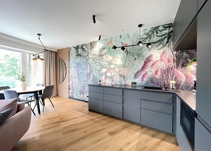 Laguna Beskidow Luxury Lake View Apartment 6 Guests Large Terrace Apartament Zarzecze (Silesia)