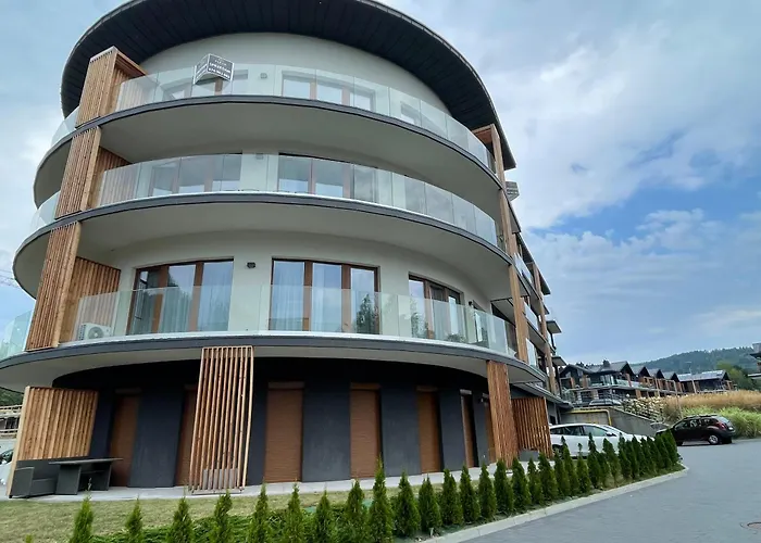 Laguna Beskidow Luxury Lake View Apartment 6 Guests Large Terrace Appartement