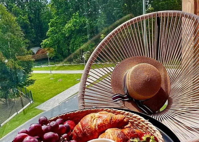 Appartement Superior Laguna Beskidow Rotunda! Terrace 20m! Sauna&gym! *